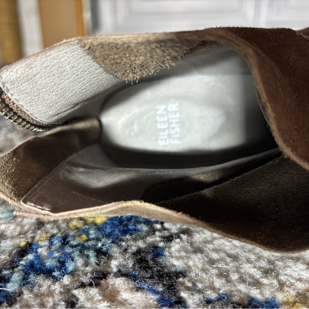 Eileen Fisher Tag Ankle Booties - Picture 2 of 5